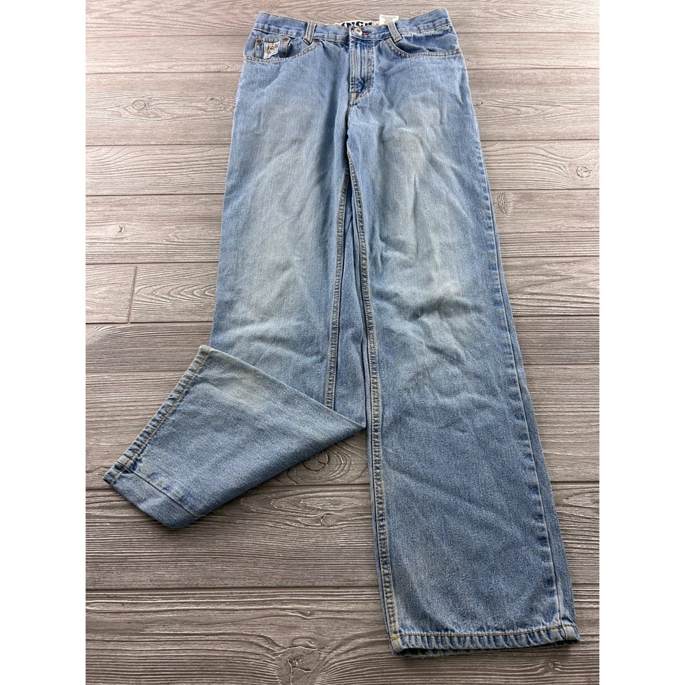 Cinch Boys Relaxed Fit Straight Leg Light Wash Denim Jeans Size 16R MB12882001